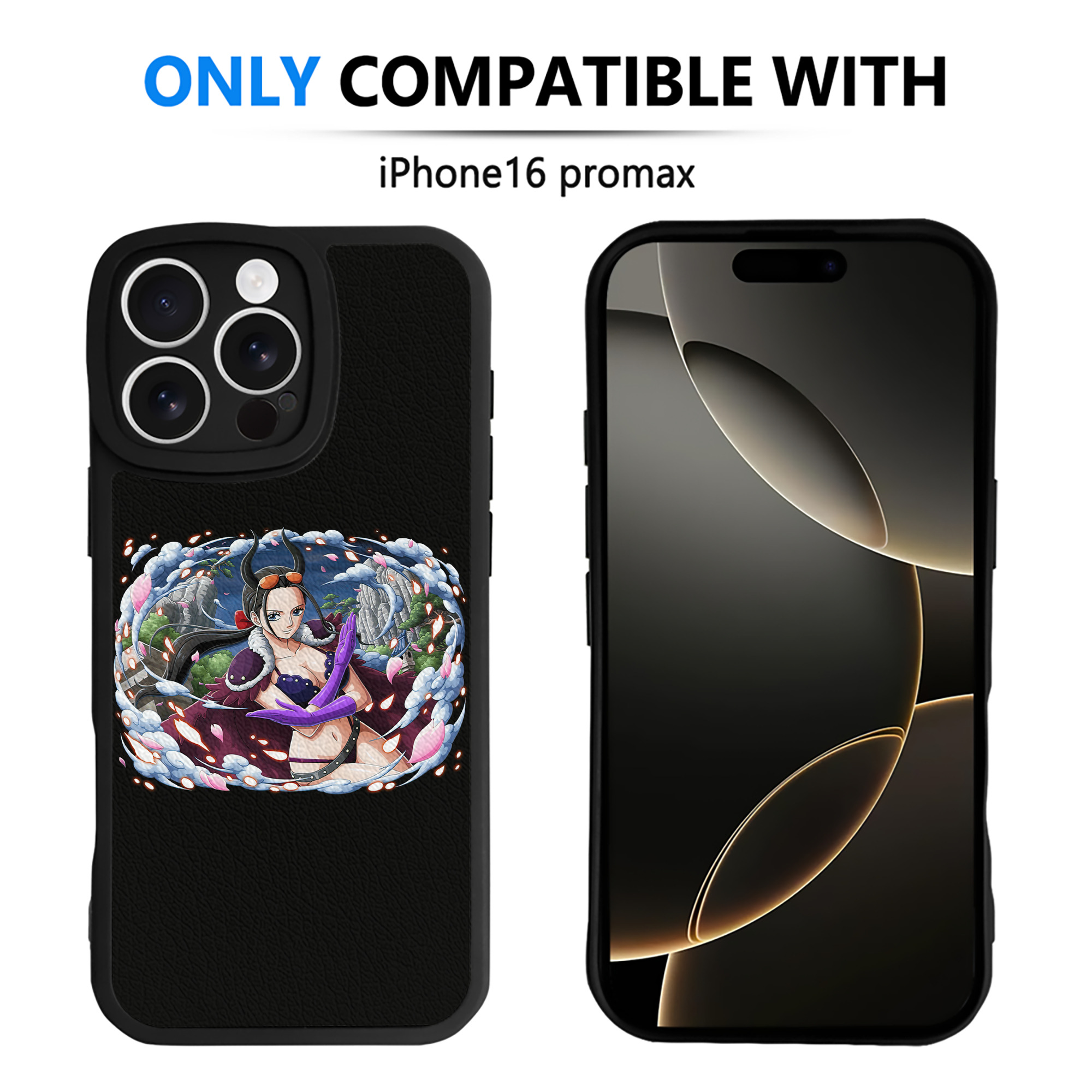 （画像用） ワンピース ニコ・ロビン ONE PIECE Nico Robin 【iPhone 16シリーズ対応】シリコンスマホケース（レザー調） 材質：シリコン